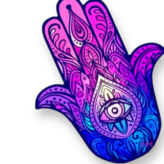 Hamsa Hand Color Sticker