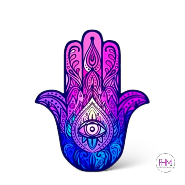 Hamsa Hand Color Sticker