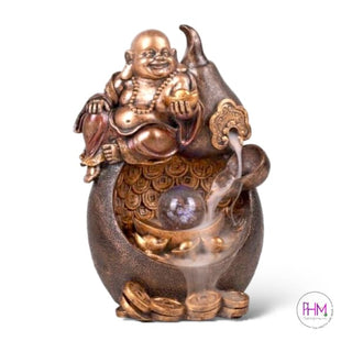 Happy Buddha Backflow Incense Burner ✌🏼 - Done