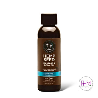 •Hemp Seed Massage Oil | Earthly Body - Done