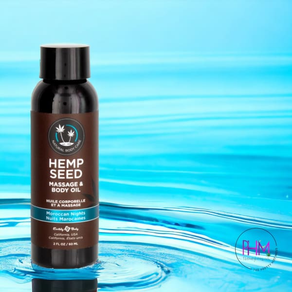 •Hemp Seed Massage Oil | Earthly Body - Done