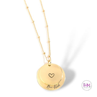 Hidden Heart Pendants - Necklaces Gold Silver