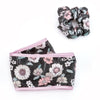 High &amp; Dry Microfiber Scrunchie/Headband Duo - Flowers