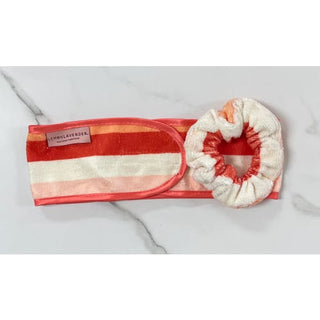 High & Dry Microfiber Scrunchie/Headband Duo - Tangerine