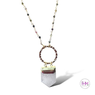 High Self Guardian Clear Quartz Crystal Necklace