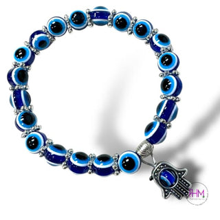 High Spirit Protection Evil Eye Bracelet - Hamsa Hand