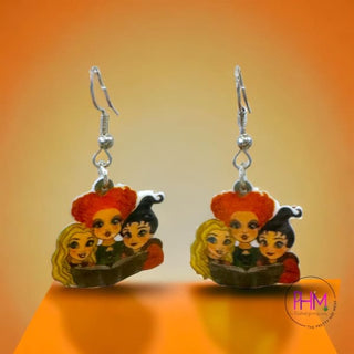 Hocus Pocus Earrings - Enchanted Sisters