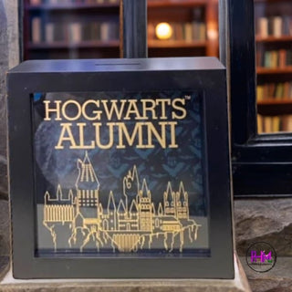 Hogwarts Alumni Shadow Box Bank 🏦 - Decor
