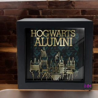 Hogwarts Alumni Shadow Box Bank 🏦 - Decor