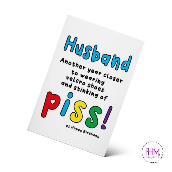 Husband Another Year Closer Birthday Card - Cards