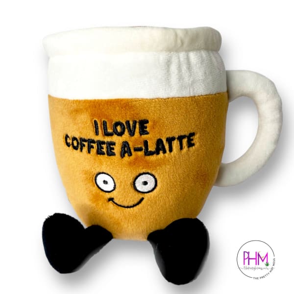 I Love Coffee A-Latte Plush | Punchkins
