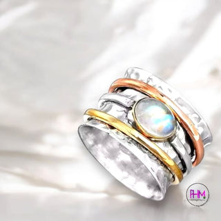 🌙✨ I’m a Dreamer Moonstone Ring ✨🌙