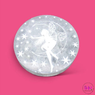 Fairy Selenite Charging Plate - Altar Stone
