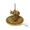 Royal Jeweled Elephant Incense Holder - Burner