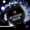 •Witches Brew Cauldron Mug - Black