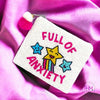 Full of Anxiety Beaded Coin Purse