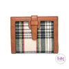 Bessie Wallet - Tan Plaid