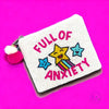 Full of Anxiety Beaded Coin Purse