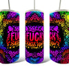 Lets Fuck Shit Up Skinny Tumbler - Drink Ware