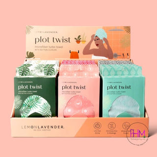 •Plot Twist Turbo Towel | Lemon Lavender - Hair Care