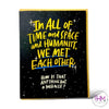 In All Of Time And Space Greeting Card - cards