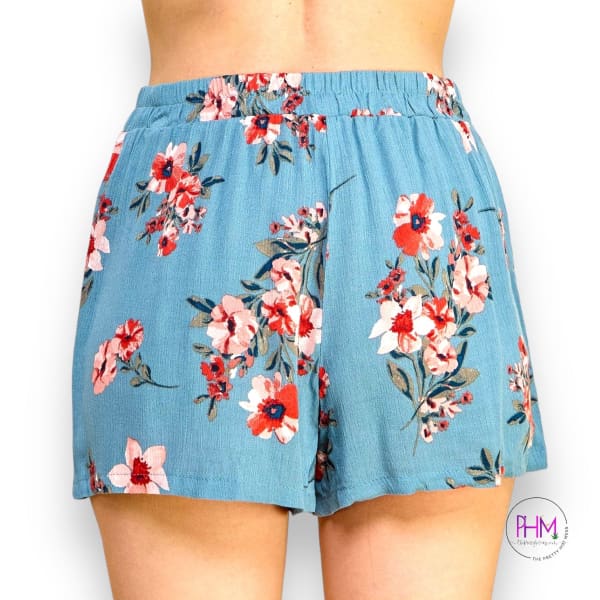 In my Floral Era High Waisted Shorts 🌸