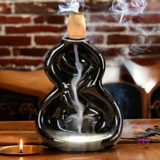 Infinity Falls Ceramic Backflow Burner 💜 - Incense