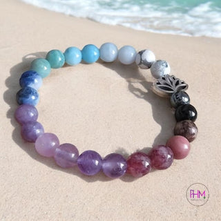 Inner Wisdom Chakra Crystal Bracelet 🪷