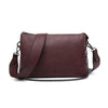 Izzy Crossbody with Chain Strap | Jen and Co. - Burgundy