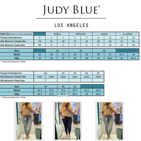 Judy Blue Women’s Dark Wash Skinny Mid-Rise Jeans Style 8376