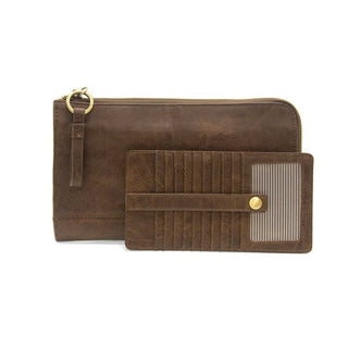 Karina Convertible Wristlet | Joy Susan 🖤 - Dark Walnut