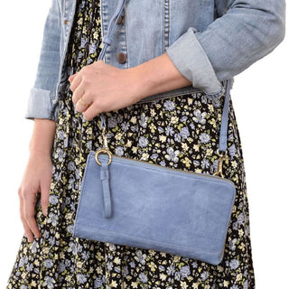 Karina Convertible Wristlet | Joy Susan 🖤 - Periwinkle