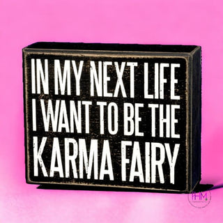 Karma Fairy Box Sign 🌸