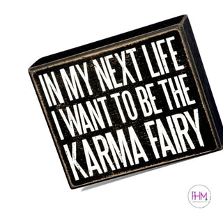 Karma Fairy Box Sign 🌸