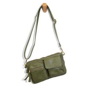 Kendra Pocket Sling Bag | Joy Susan 🖤 - Dark Moss