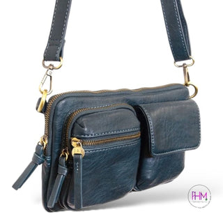 Kendra Pocket Sling Bag | Joy Susan 🖤 - Aegean