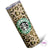 Leopard Starbucks Inspired Skinny Tumbler - Gold - Done