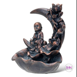 Lotus Moon Backflow Incense Burner 🌙