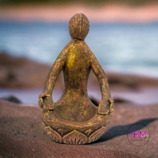 Lotus Serenity Meditating Goddess Statue