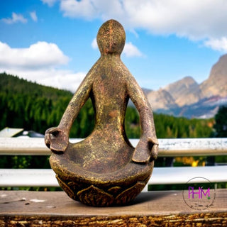 Lotus Serenity Meditating Goddess Statue