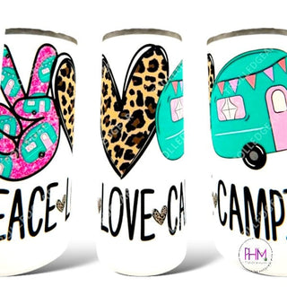 Love Camping Skinny Tumbler - Drink Ware