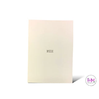 Meh Happy Birthday Glitter Bomb Card - Stationary