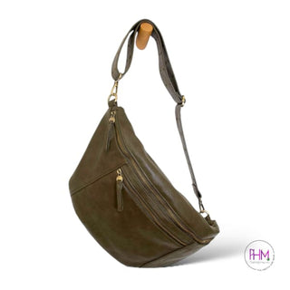 Mel Large Sling Crossbody Bag | Joy Susan 🖤 - Dark Moss