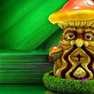 Mellow Mushroom Back Flow Incense Burner - Decor