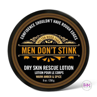 Men Don’t Stink Dry Skin Rescue Lotion