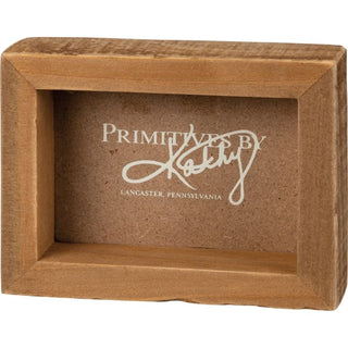 Merry And Bright Box Sign Mini - Holiday