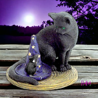 Midnight Magick Black Cat Incense Burner