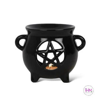 Midnight Ritual Pentagram Oil Burner