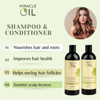 Miracle Oil Tea Tree Shampoo & Conditioner | Earthly Body 🌱