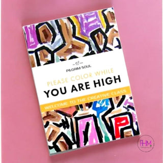 Mood Enhancing Coloring Book- Color While You Are High 🤘🏻